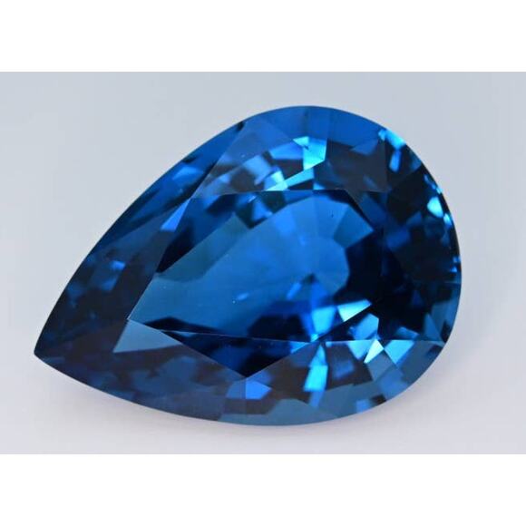 65 Carat Dazzler - Internally Flawless (IF) Fancy Cut Genuine London Blue Topaz! - Picture 2 of 3